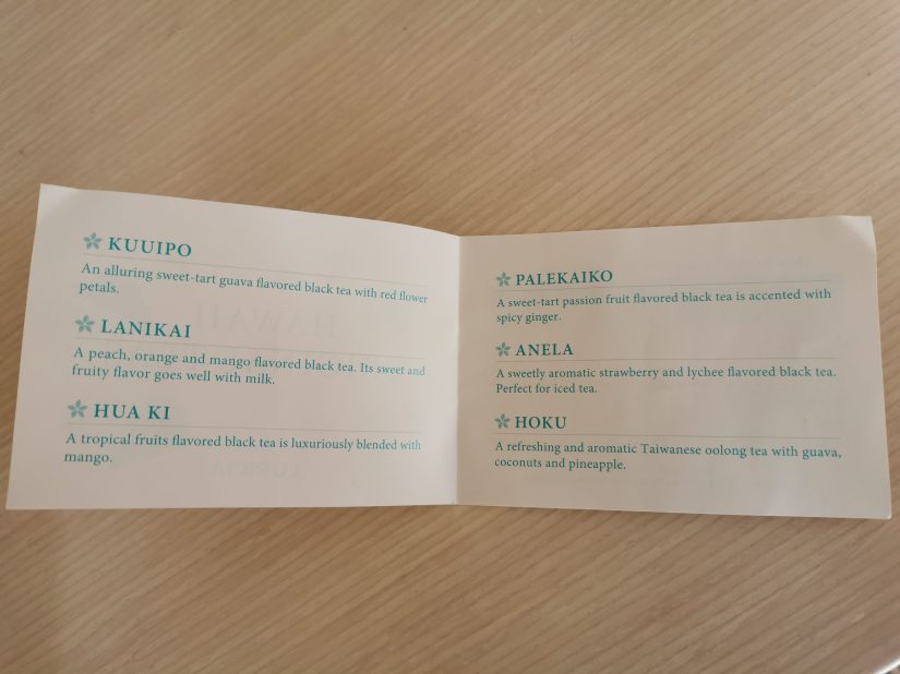 ルピシアハワイ限定の紅茶の解説