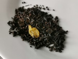 ルピシアのラムレーズンの茶葉の写真